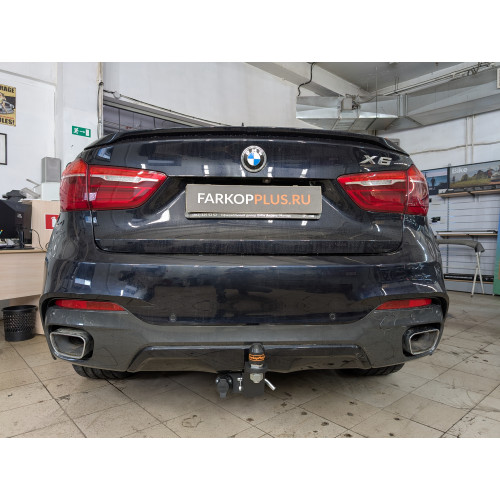 Фаркоп Уникар на BMW X6 2015-2019 (F16) пакет М без подрезки бампера Арт. 27937E