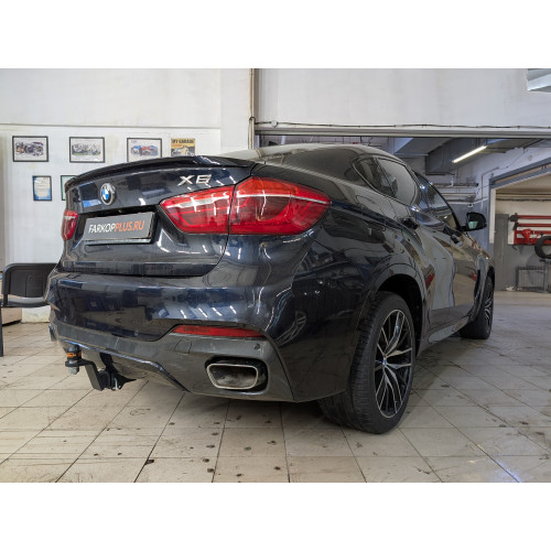 Фаркоп Уникар на BMW X6 2015-2019 (F16) пакет М без подрезки бампера Арт. 27937E