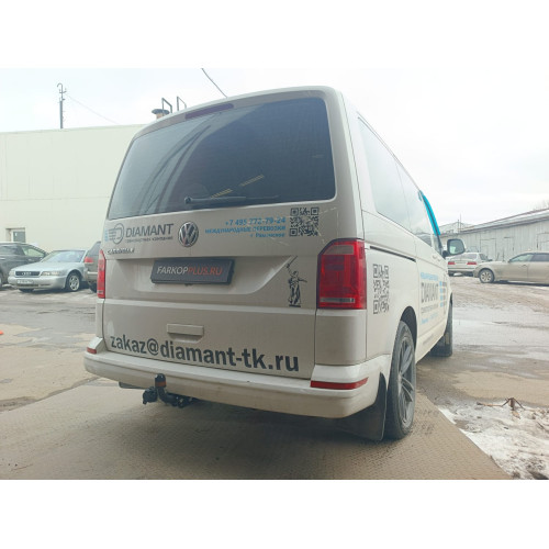 Фаркоп Трейлер на Volkswagen Transporter / Caravelle / Multivan T5 2003-2015  Арт. 9180 (для авто без парктроников)
