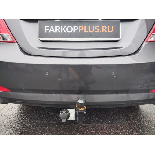 Фаркоп Лидер Плюс на HYUNDAI Solaris 2014–2017  Арт. H219-A (седан и хетчбек)