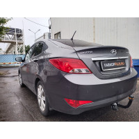 Фаркоп Лидер Плюс на HYUNDAI Solaris 2014–2017  Арт. H219-A (седан и хетчбек)