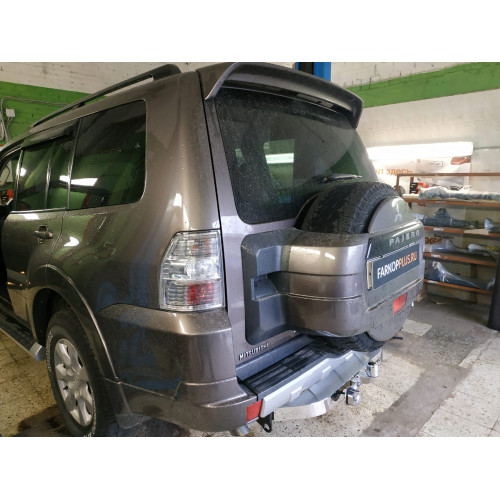 Фаркоп BALTEX на MITSUBISHI Pajero 2006–  Арт. МР-08aNM (с нерж. накладкой)
