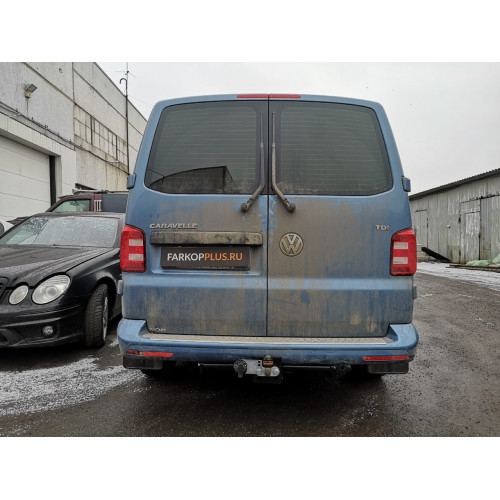 Фаркоп Лидер Плюс на VOLKSWAGEN Transporter T6 2015-  Арт. V111-FC (шар черный/сварной)