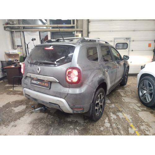 Фаркоп Motodor на Renault Duster 2021- Арт. R101A (оцинкованный шар)