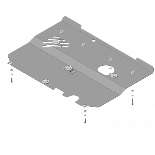 Защита Картера двигателя, КПП MOTODOR для Suzuki SX4 2006-2014, Сталь 2 мм - Арт. 619