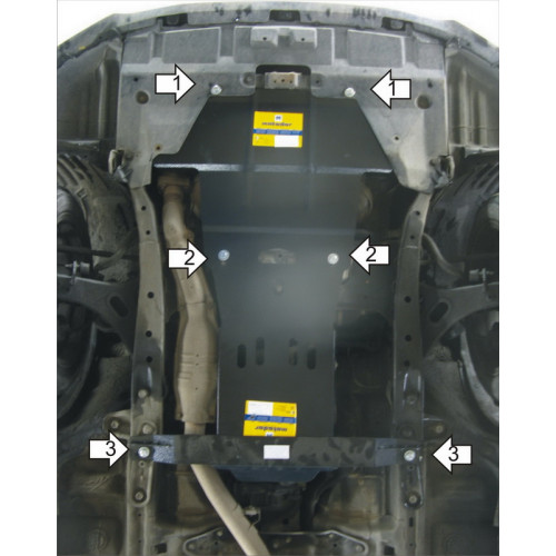 Защита Картера двигателя, КПП MOTODOR для Subaru Legacy 2009-2015, Сталь 2 мм - Арт. 2221