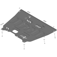 Защита Картера двигателя, КПП MOTODOR для Gac GS8 2023-, Сталь 2 мм - Арт. 77802