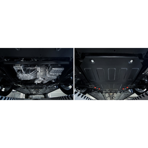 Защита Картера двигателя, КПП АвтоБроня для GAC GS3 2023-, Сталь 45778 мм - Арт. 111.03404.1