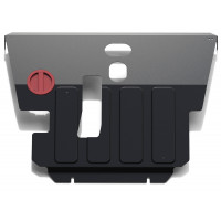 Защита Картера двигателя, КПП АвтоБроня для Toyota Avensis 2006-2012, Сталь 45778 мм - Арт. 111.05701.1