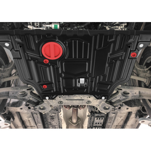 Защита Картера двигателя, КПП АвтоБроня для Changan CS35 plus 2018-2025, Сталь 45778 мм - Арт. 111.08924.1