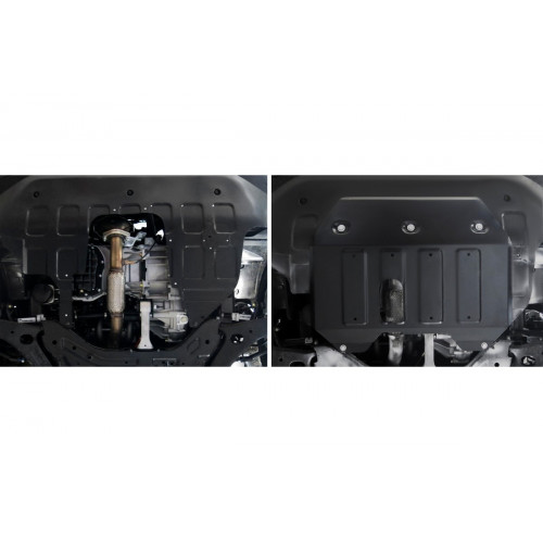Защита Картера двигателя, КПП АвтоБроня для JAC S5 (Eagle) 2013-2021 S5 (Eagle) I, Сталь 45778 мм - Арт. 111.09201.1