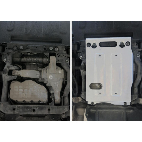 Защита Картера двигателя Rival для Jeep Grand Cherokee 2010-2013 IV WK2, Алюминий 3 мм - Арт. 333.2734.1
