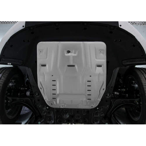 Защита Картера двигателя, КПП Rival для Kia Carnival 2021- IV, Алюминий 3 мм - Арт. 333.2859.1