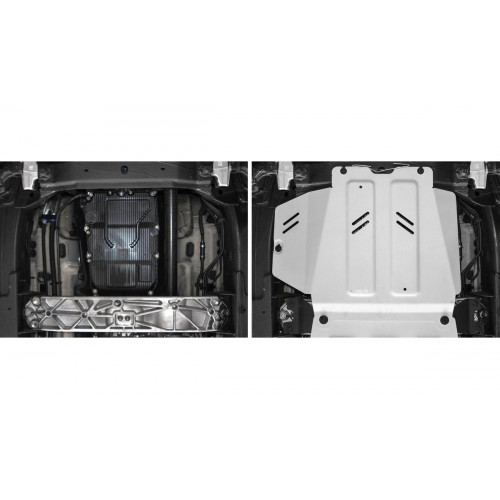 Защита КПП Rival для Mercedes-Benz G-Class 2018- III W464, Алюминий 3 мм - Арт. 333.3948.1