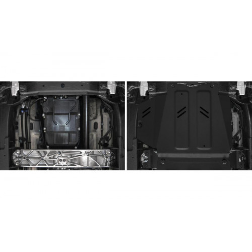 Защита КПП Rival для Mercedes-Benz G-Class 2018- III W464, Алюминий 3 мм - Арт. 333.3953.1