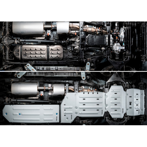 Защита Картера двигателя Rival для HAVAL H9 2024-, Алюминий 6 мм - Арт. K333.4801.1.6