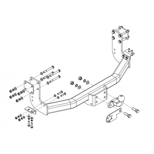 Фаркоп Avtos на MERCEDES Sprinter Classic 2013- Арт.MB 09