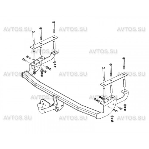 Фаркоп Avtos на SUZUKI SX 4 2006-2013 Арт.SZ 11