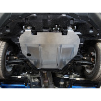 Защита Картера двигателя ТСС для Mitsubishi ASX 2010-2016, Алюминий 4 мм - Арт. ZKTCC00056
