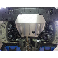 Защита Картера двигателя, КПП ТСС для Mitsubishi Outlander 2012-2021, Алюминий 4 мм - Арт. ZKTCC00066