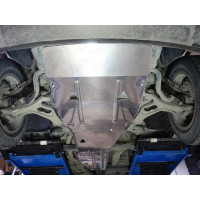 Защита Картера двигателя ТСС для Volkswagen Touareg 2010-2018, Алюминий 4 мм - Арт. ZKTCC00105