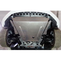 Защита Картера двигателя, КПП ТСС для Audi A3 2012-2020 (III 8V), Алюминий 4 мм - Арт. ZKTCC00150