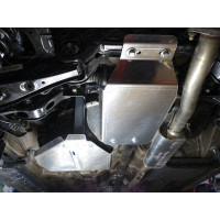 Защита Заднего дифференциала ТСС для Hyundai Tucson 2015-2021, Алюминий 4 мм - Арт. ZKTCC00173